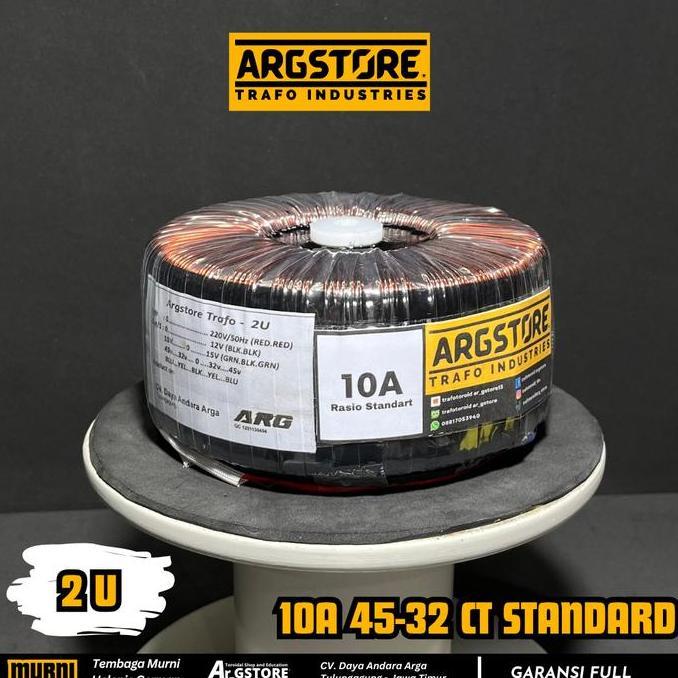 Trafo toroid donat 10A 45V CT Helenic German