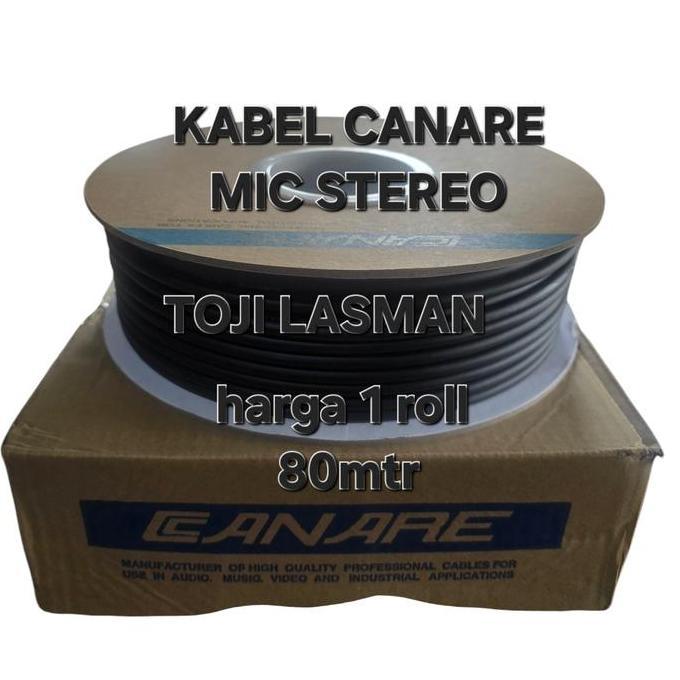 ( KABEL MIC CANARE 1 ROLL )    use for  CABLE MICROFON MIXER GITAR XLR AKAI SPIKON geisler  kitani b