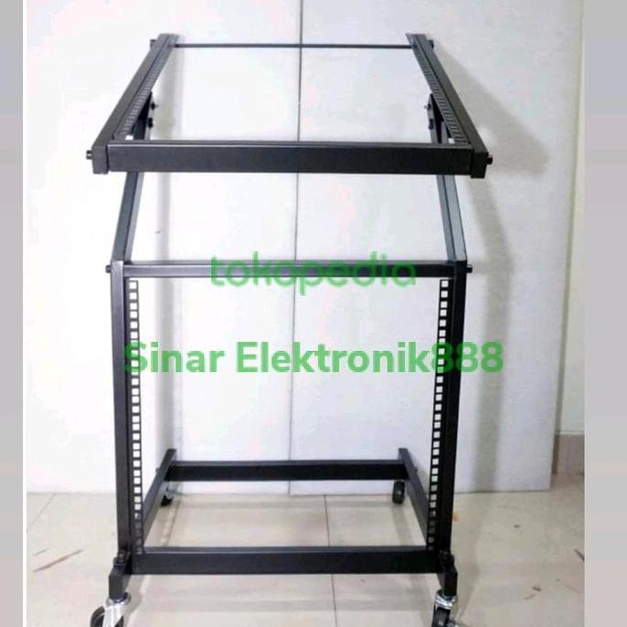 RACK POWER 9U + MIXER AUDIO / RAK TEMPAT ACC SOUND SYSTEM