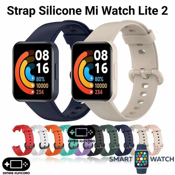 Strap Silicone Mi Watch Lite 2 silikon tali jam smartwatch rubber karet xiaomi poco redmi watch lite