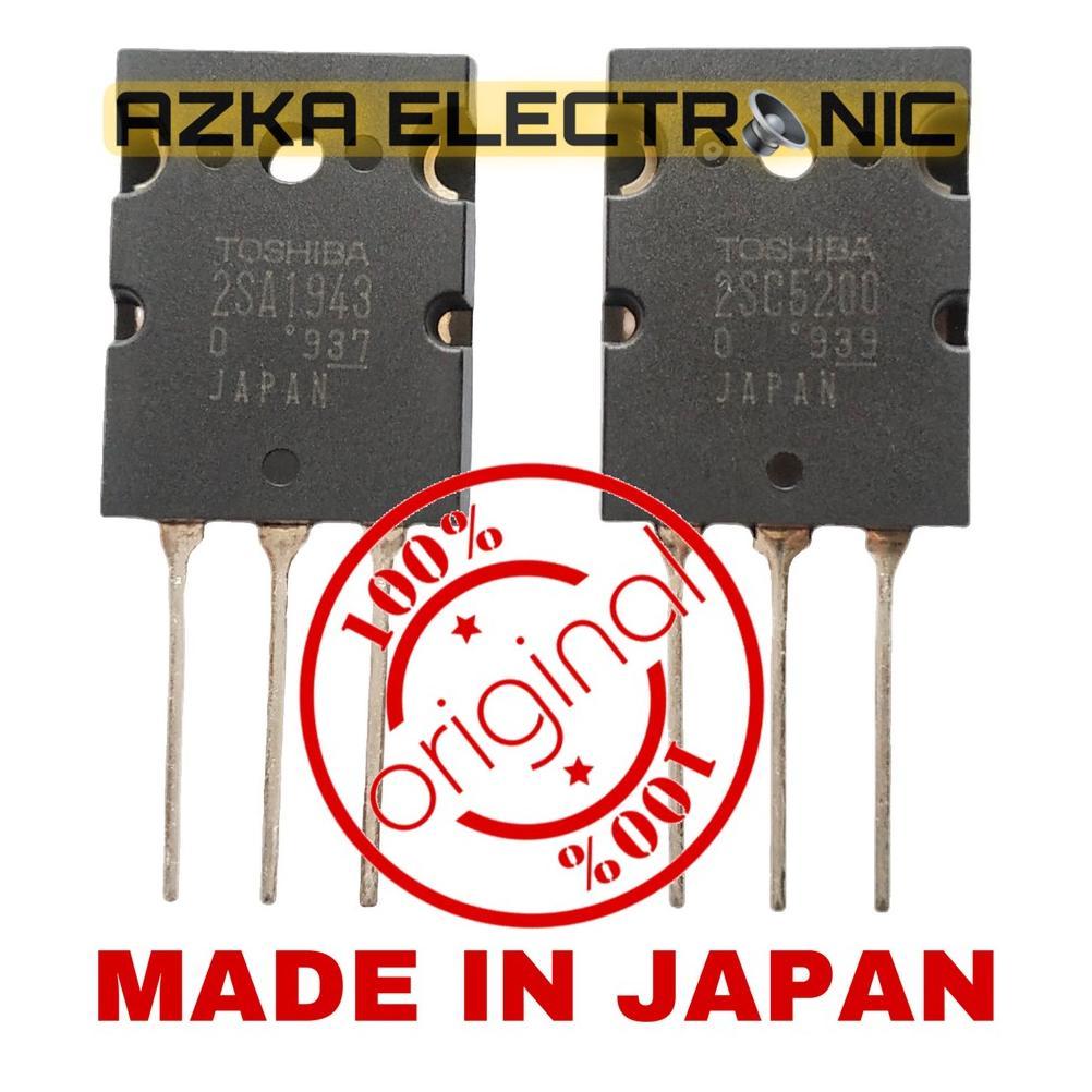 Transistor Toshiba 2SC5200 C5200 & 2SA1943 A1943 Original Japan