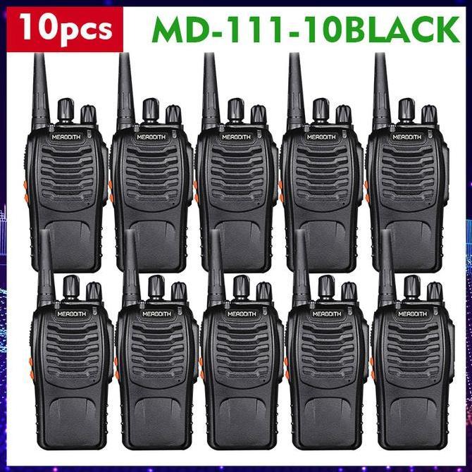 CAVERLY (COD) ht 888S 10pcs Original 2800MAh Handy Talky Tahan Jatuh Luar Ruangan Jarak Jauh Portabe