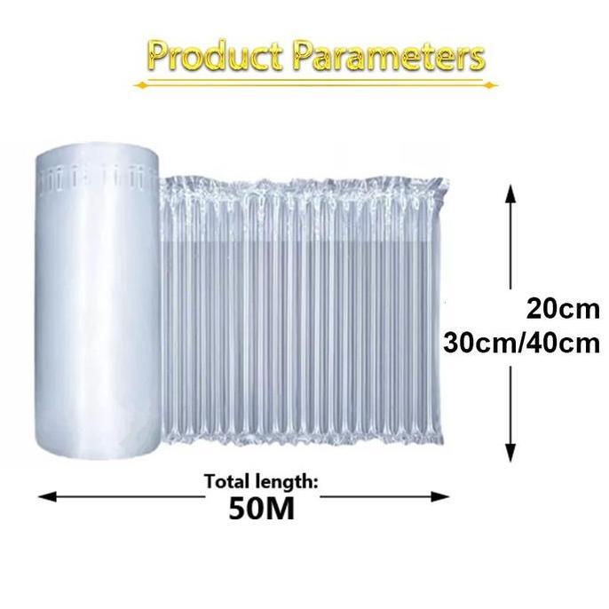 KEYMAZ 50M  Poly Air bubble wrap Air Cushion/Inflatable Bag Plastik/Inflatable Air Bubble Cushion Wr
