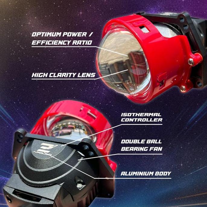 Elevate Apollo Headlamp Projector LED 3 inch