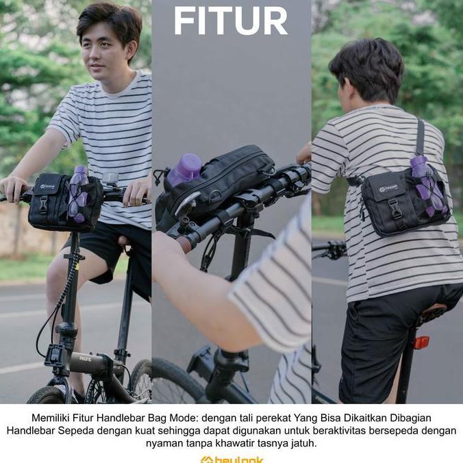 Bikers- Tas Selempang Pria Ryder Ist Bag Sepeda Bike Handlebar Heylook