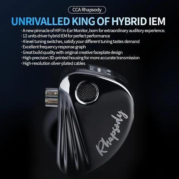 Sone- Cca Rhapsody 2Dd + 4Ba Hybrid Iem Hifi Earphone