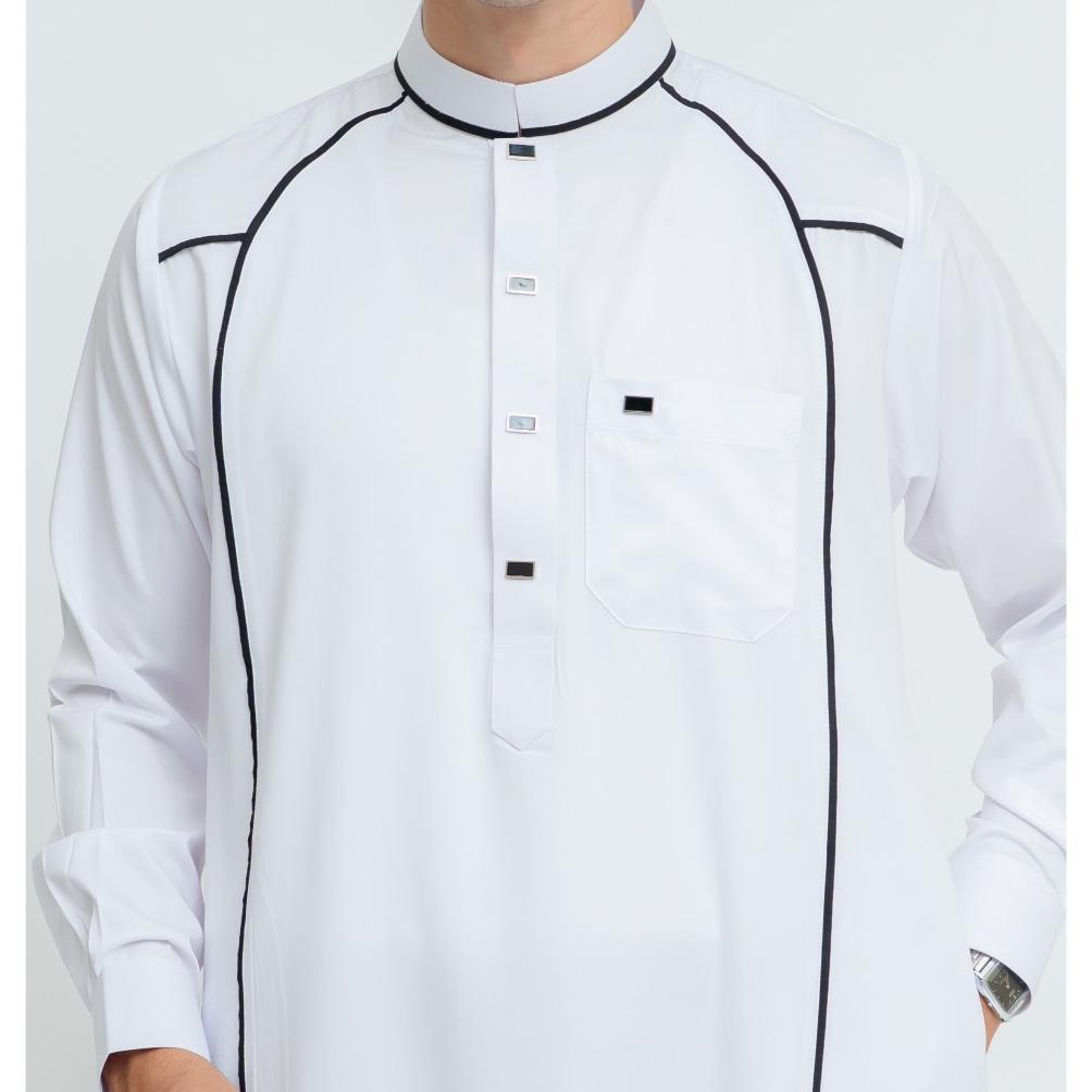 Hot Deals Jubah Muslim Pria Dewasa Gamis Slimfit Qonun Poliester Sultan