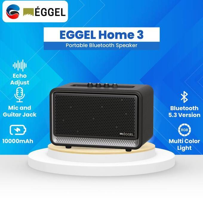 EGGEL Home 3 Portable Bluetooth Speaker with Karaoke Function
