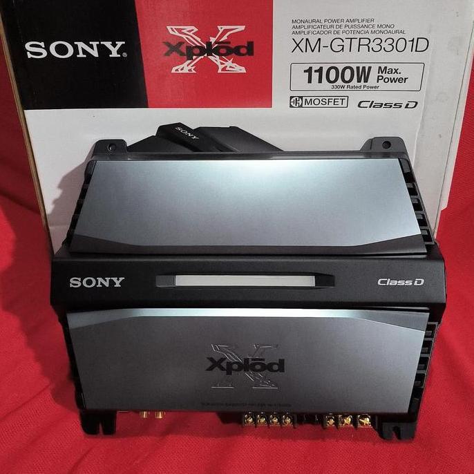 Sony XM-GTR3301D Class D Monoblock Power Amplifier Mono