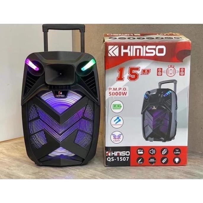 KIMISO QS 1507 speaker bluetooth portable 15 inch [ batam ]
