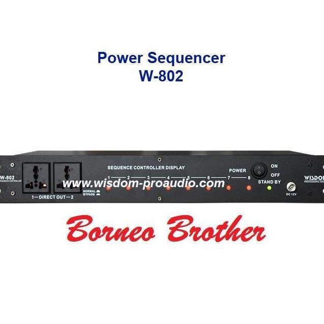 Power Sequencer Wisdom W-802 W802 W 802 Orinal 8 Channel Sequencer