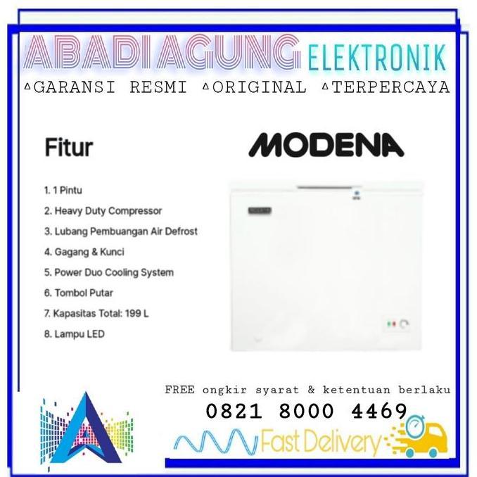 (Best) MODENA MD0210MLWH - CHEST FREEZER 200L MODENA MD0210 MLWH MD 0210 MLWH