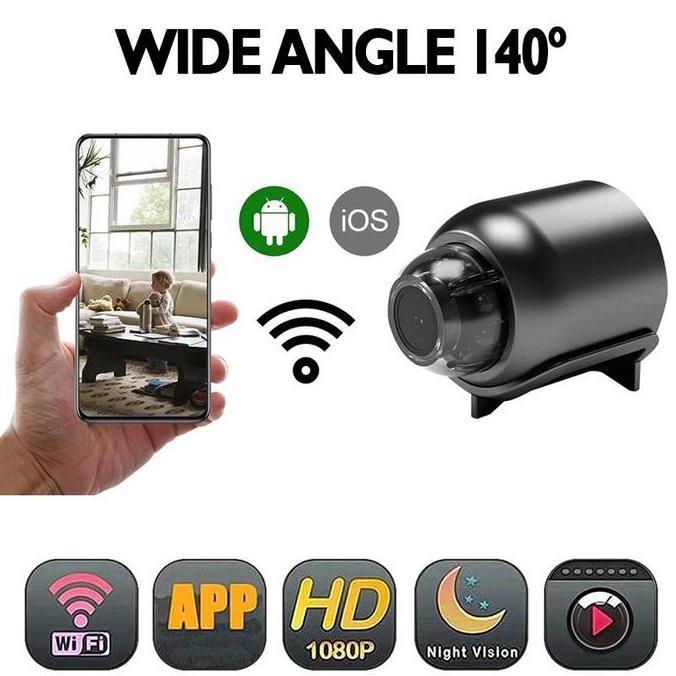 X5 Kamera CCTV Mini | Kamera Keamanan WiFi | Kamera Kecil HD 1080P | Kamera Keamanan Bluetooth | CCT