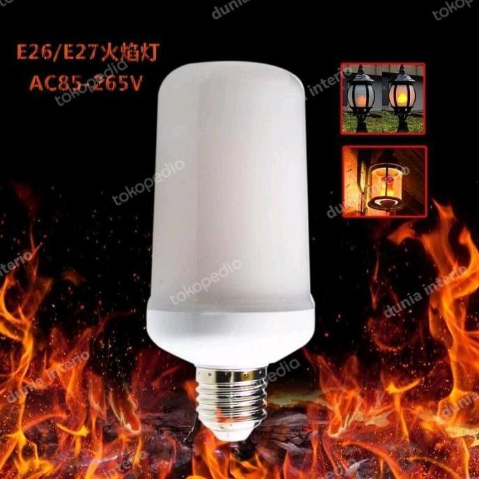 Lig- Lampu Led Nyala Api 9W