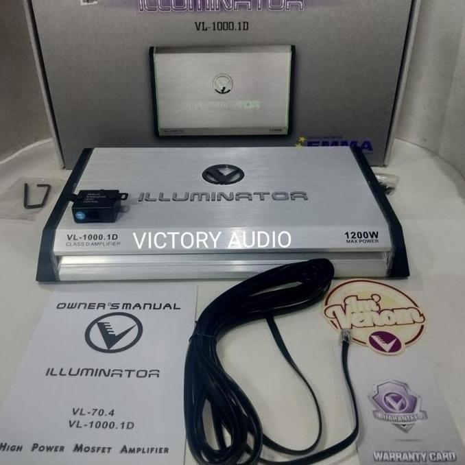 Promo Power Monoblock Venom Illuminator VL-1000.1D Original By Venom Audio Diskon