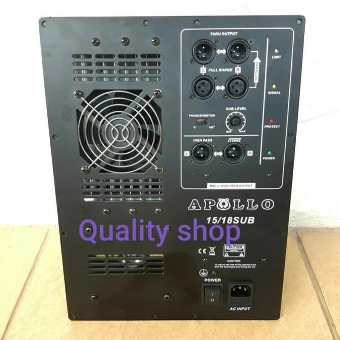 Promo MESIN SUBWOFER AKTIF APOLLO 15-18 INCH 1200 WATT Diskon