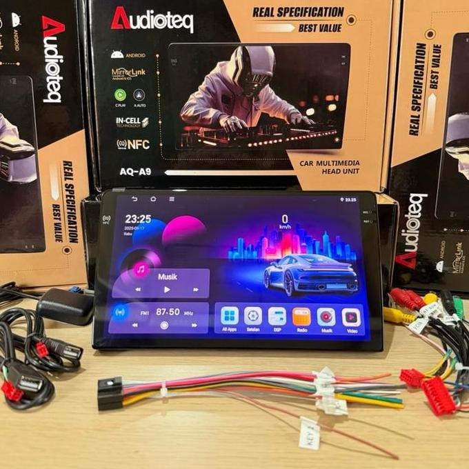 Promo HEAD UNIT ANDROID 10 INCH AUDIOTEQ RAM 4/128 NFC HEAD UNIT ANDROID 10 AUDIOTEQ 4/128 NFC TERBA
