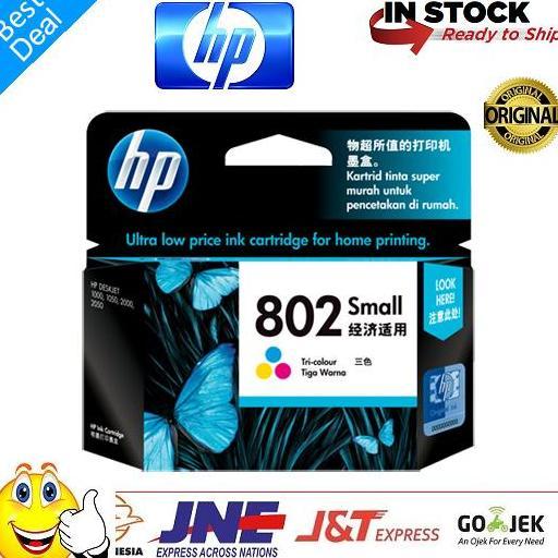 Tinta HP 802 Color Ink Cartridge - HP 802 Warna