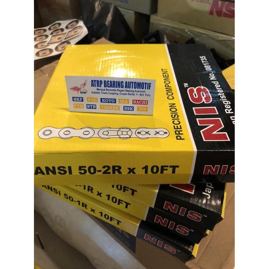 RANTAI RS 50-2 / ROLLER CHAIN RS 50-2 DOUBLE NIS