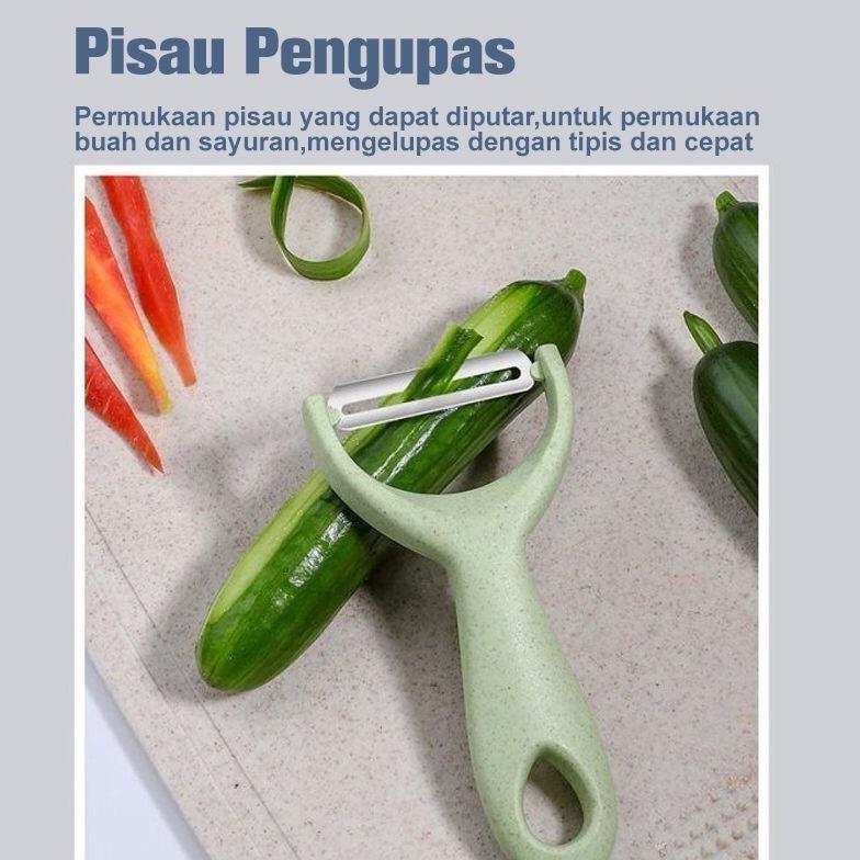 Diskon Pisau Set Jerami Pisau Sultan Warna 6In1 Original Dus Magnet Pisau Jerami Evcriverh / Dapur T
