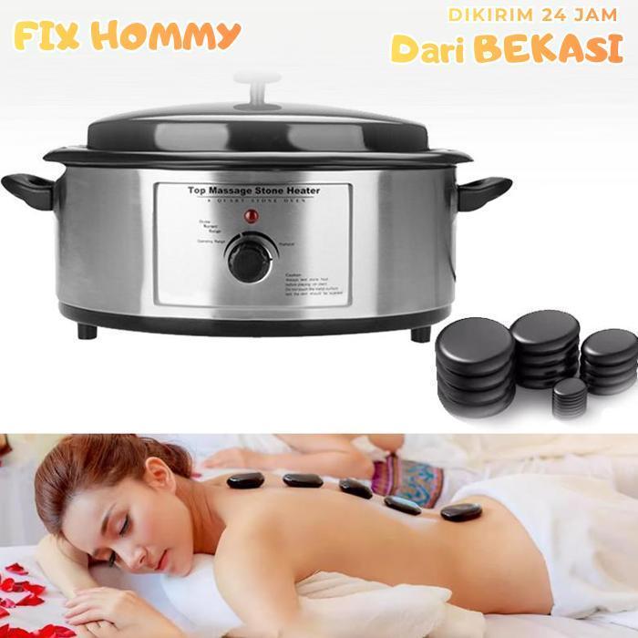 FXMY Hot Stone Heater 6ltr Batu Panas Heater Pemanas Batu Massage Spa Teraphy