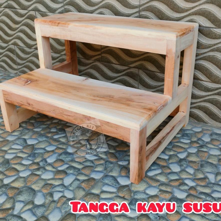 Tangga Susun Kayu | Bangku Tangga Susun