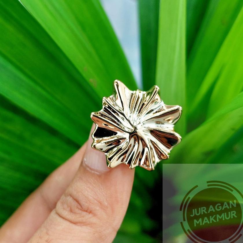 [144Pcs] Kancing Abstrak Korea Abstrak 2,5Cm - Kancing Baju Jas Mewah 2,5Cm - Kancing Blazer Abstrak