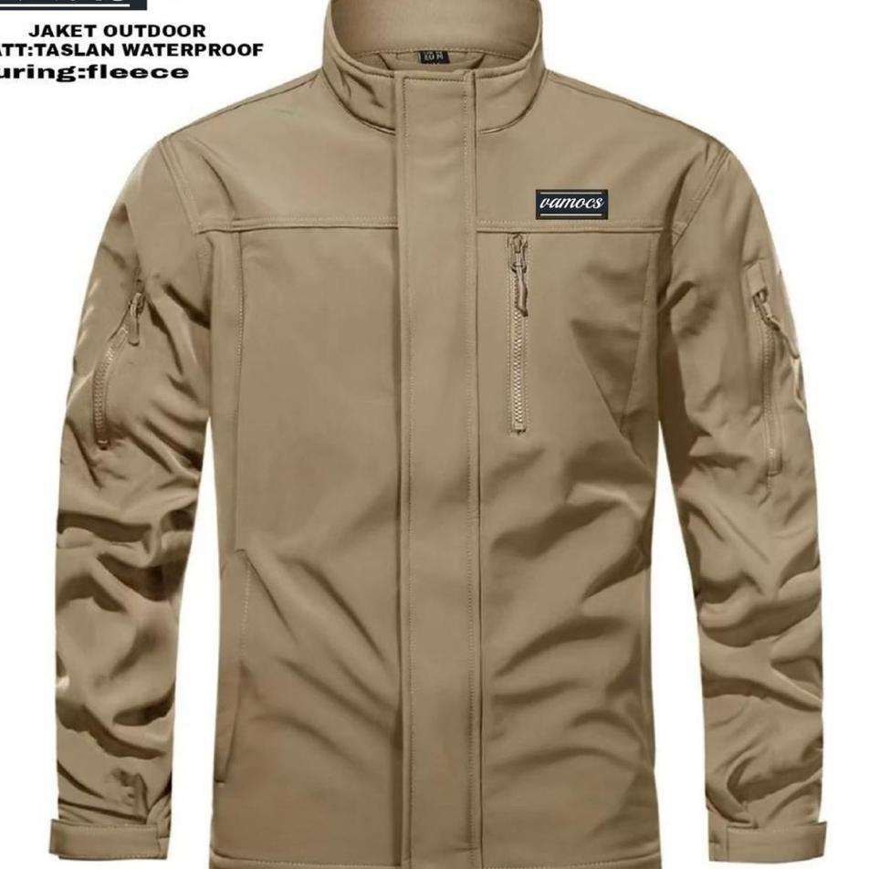 Jacket Bomber Pria Outdoor Jacket Bomber Casual Tebal Waterproof Anti Air