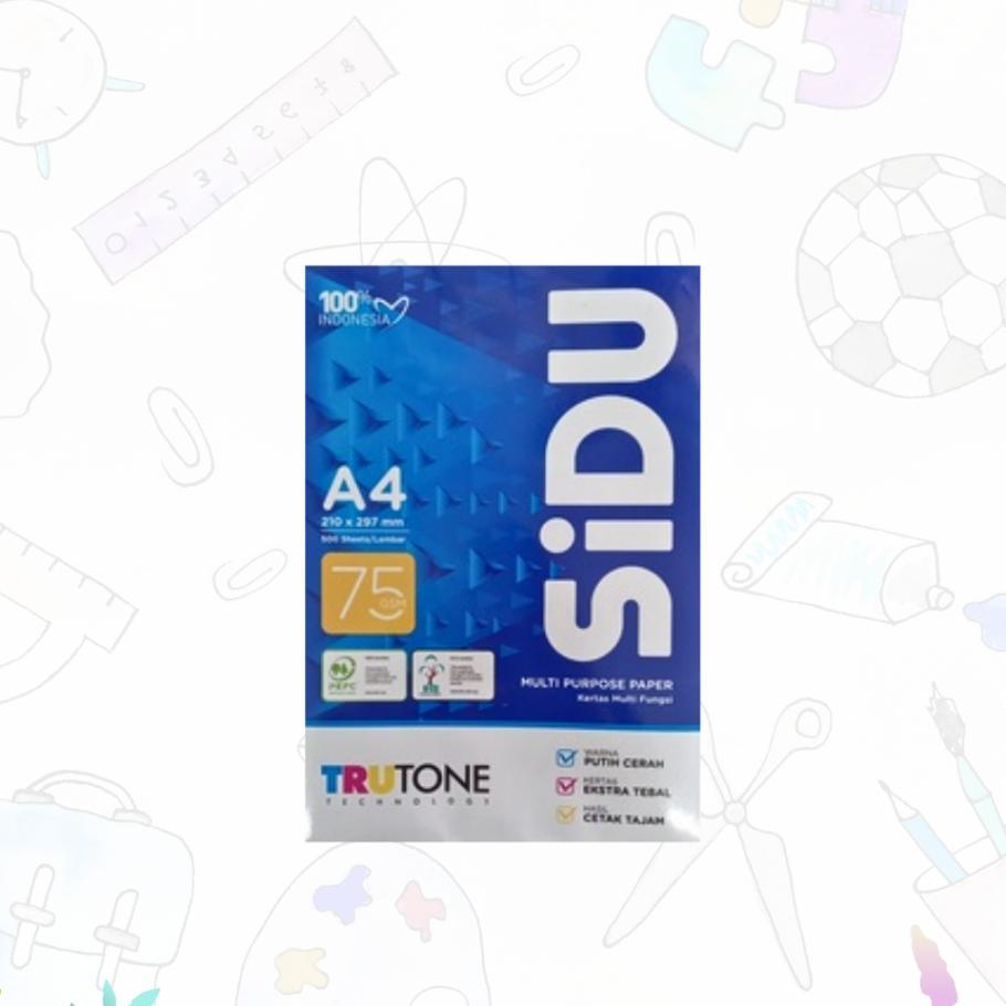 Kertas Hvs Sidu A4 75Gsm / F4 75Gsm / Kertas Hvs / Hvs (Rim)
