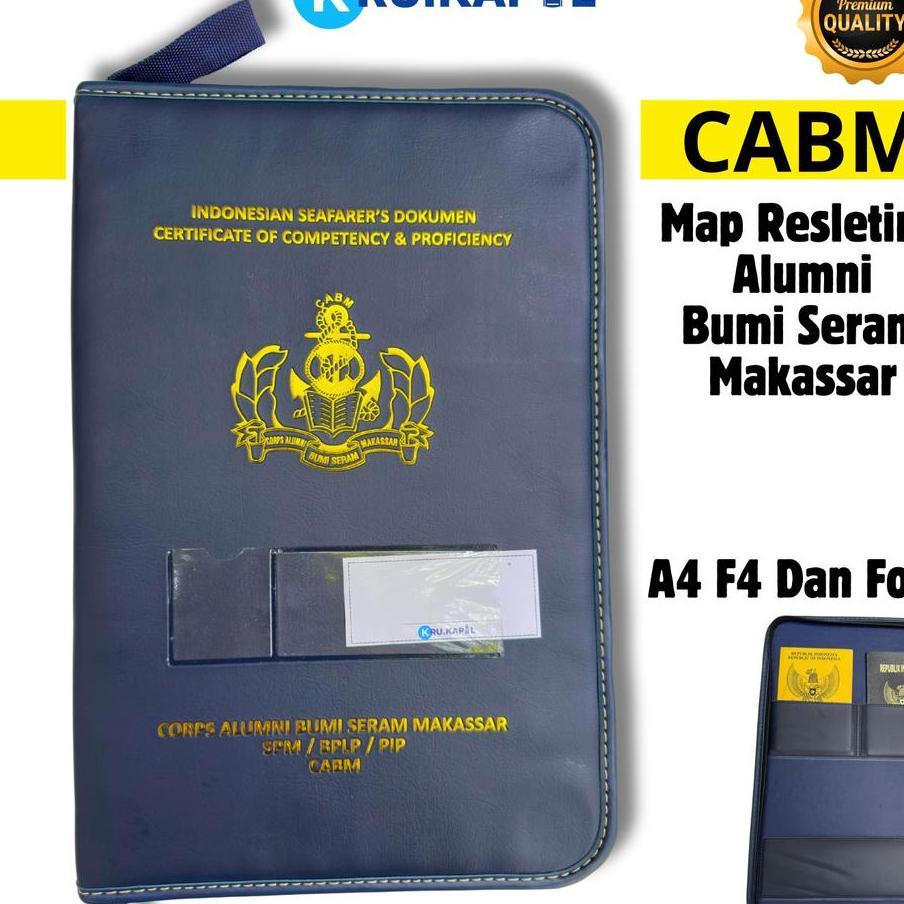 Map Resleting Custom Alumni Pip Makassar Tebal Premium Dokumen Keeper Resleting Isi 30 Lebar 8