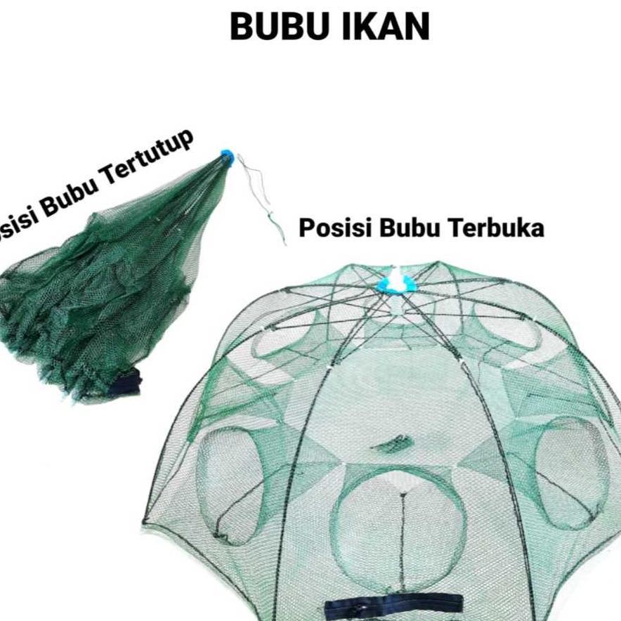 Bubu Ktn 6 & 8 Lubang Perangkap Ikan Modern  Super  Bahan Berkualitas Kawat Lapis Carbon Asli