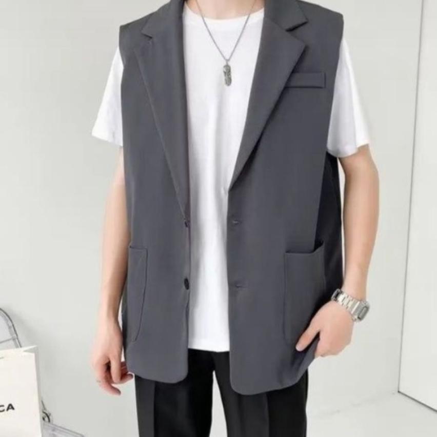 Alfat - Rompi Vest Formal Pria Wanita Outer Casual