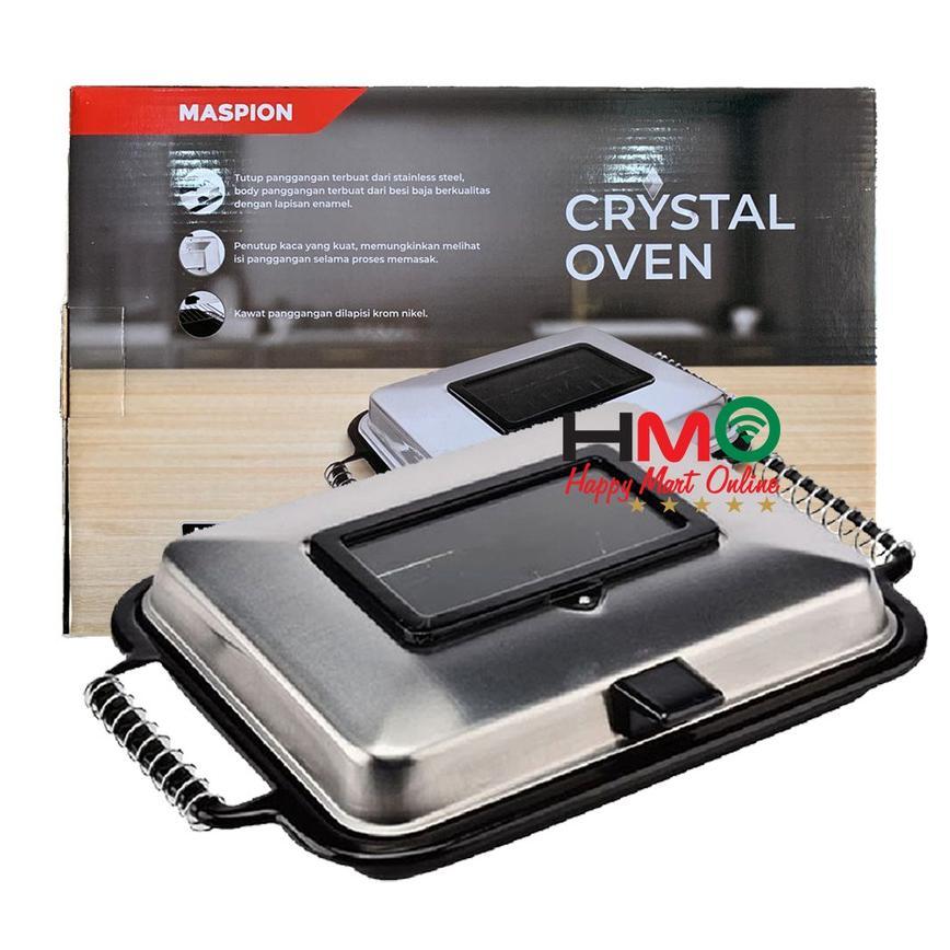 Maspion Crystal Oven Alat Pangganggan Kompor Oven Kompor Pemanggang Ikan Daging Ayam Serbaguna