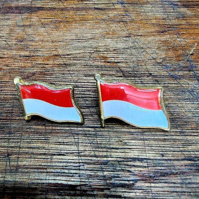 Bendera / Pin Bendera Indonesia Pin Bendera Merah Putih