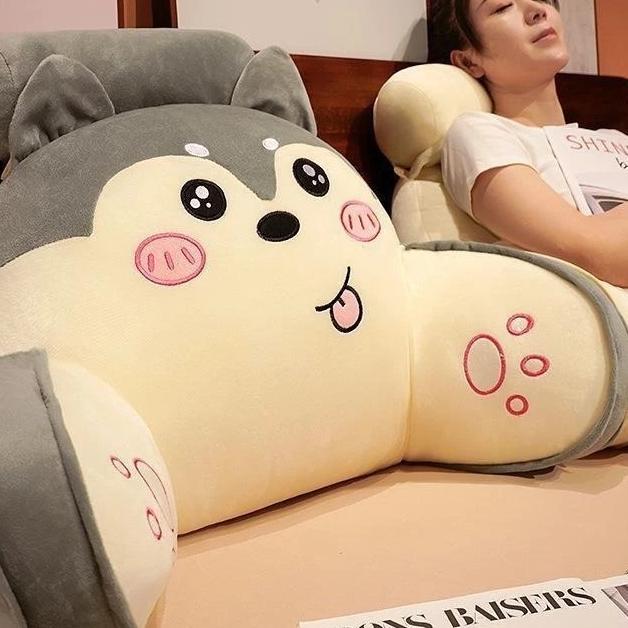 Bantal Sandaran Punggung Husky Bantal Sofa Tatami Besar Aesthetic & Nyaman