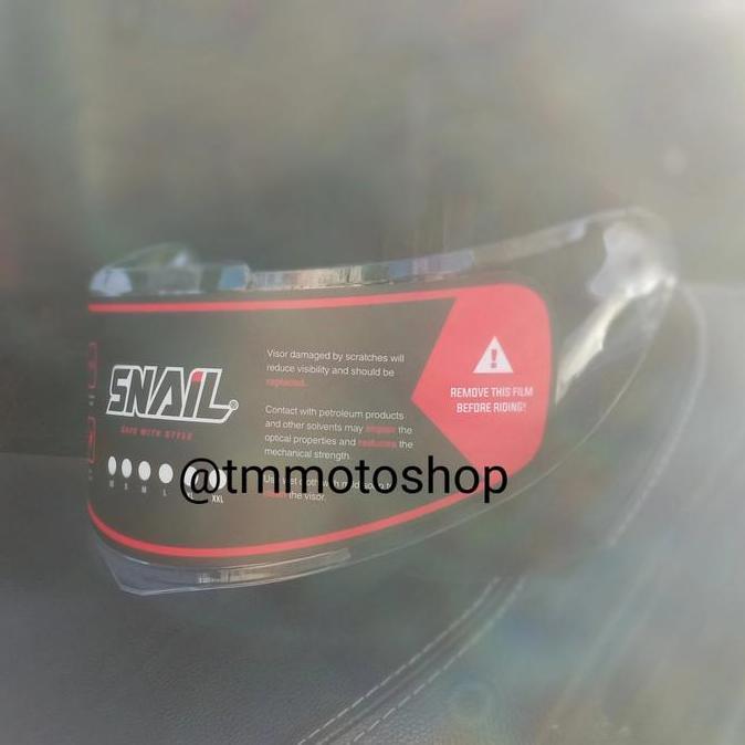 VISOR SNAIL FFS1 CLEAR / BENING - FLAT