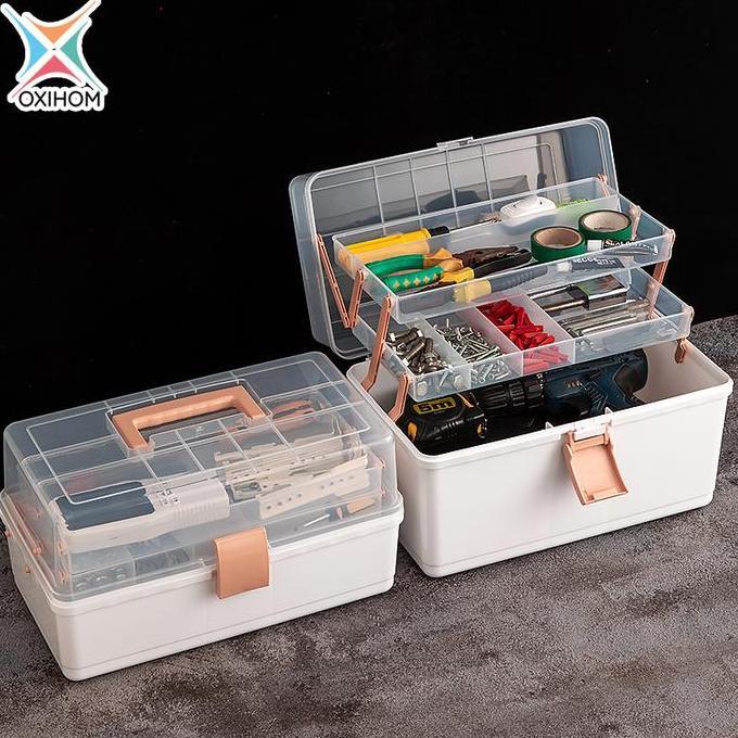 Oxihom Tool Box Kotak Obat Kotak Penyimpanan Box Mainan Box Plastik Box Pancing