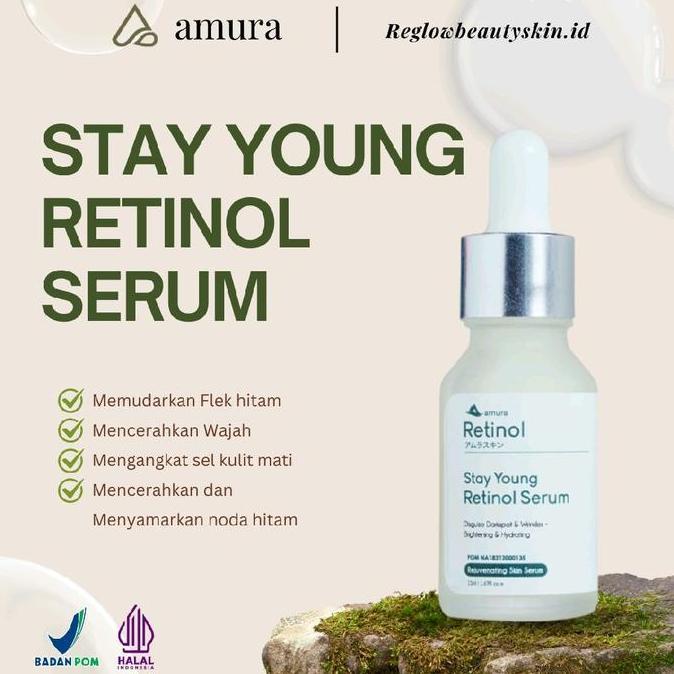 Amura Retinol Serum - Atasi Flek Hitam & Kerutan