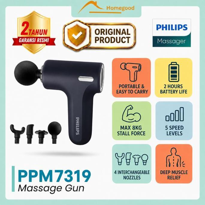 Philips Massager PPM7319 Massage Gun Massager Electric