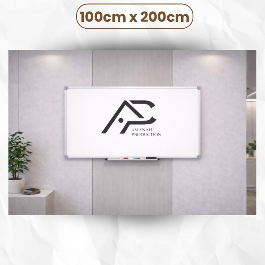 Whiteboard 100 X 200 | Papan Tulis Putih 100 X 200 Cm