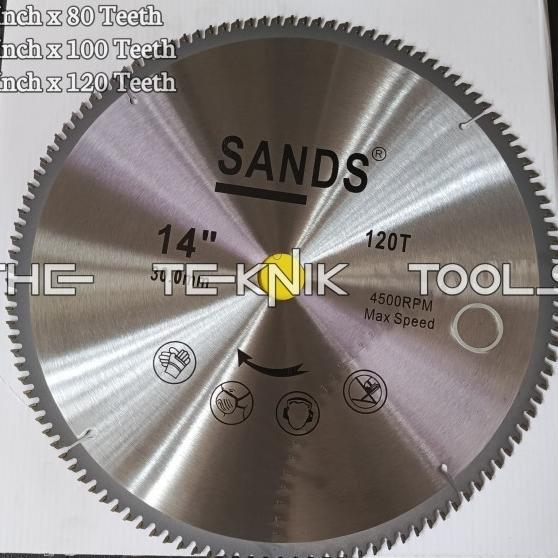 Mata Gergaji Potong Alumunium 14 Inch Sands Circular Saw Blade Multi Cutter