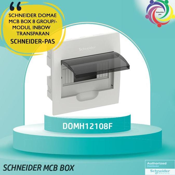 SCHNEIDER DOMAE MCB BOX 8 MOD INBOW TRANSPARENT