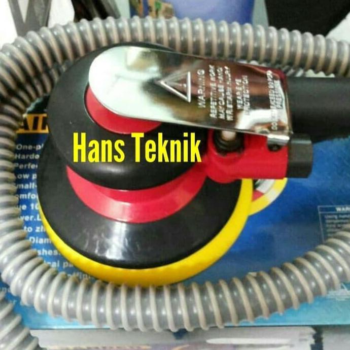 '' MESIN AMPLAS ORBITAL AIR SANDER 5" INCH ALAT AMPLAS ANGIN *