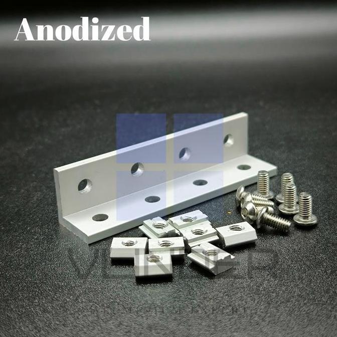 Angle Connector V Slot 2080 Aluminium Profile