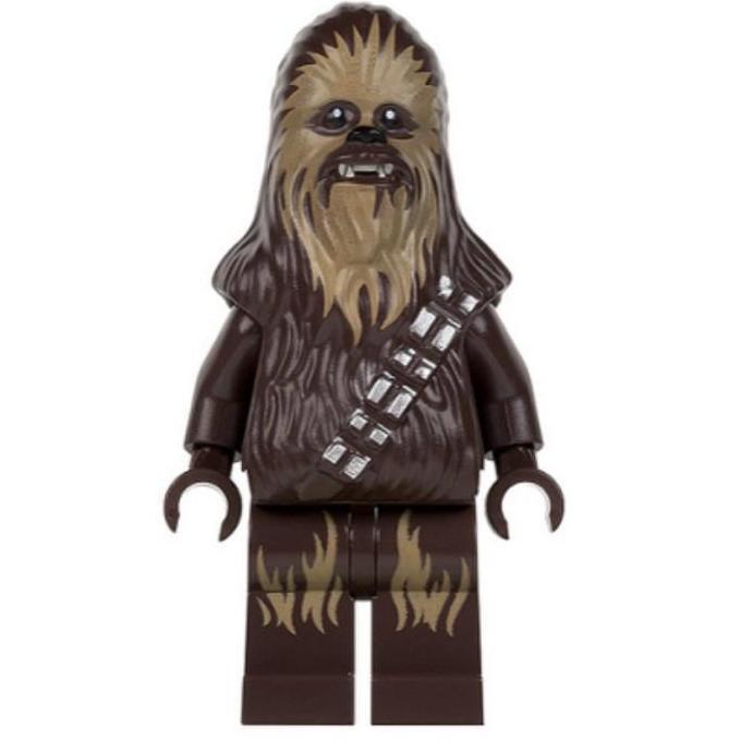 Promo Lego Minifigure Chewbacca Medium Nougat Fur Star Wars SW0532 75339 75234 75222 75371 75159 754
