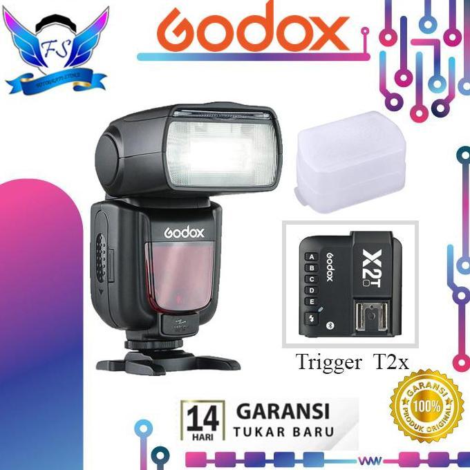 Paket Godox Tt600 Tt 600 Universal + Trigger Godox X2T For Canon