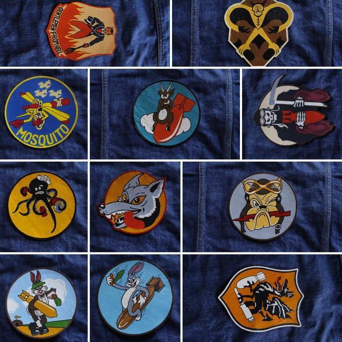 PROMO leather patch jacket A2 G1 Toys McCoy Buzz Rickson USN no