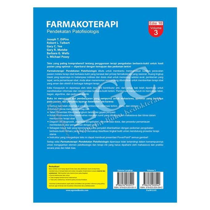 EGC FARMAKOTERAPI DiPiro E/10 Vol.3