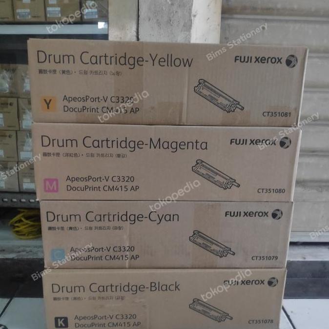 Drum Fuji Xerox AP V C3320 DP CM415 AP Black & Colour Original