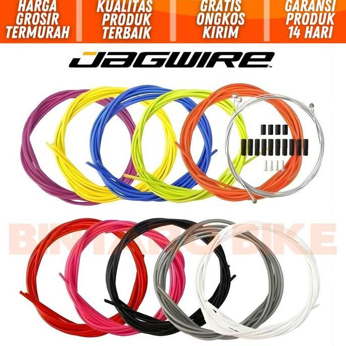 Kabel Set JAGWIRE Rem Shifter Cable Set Sepeda Lipat MTB Roadbike BMX Fixed Gear DLL